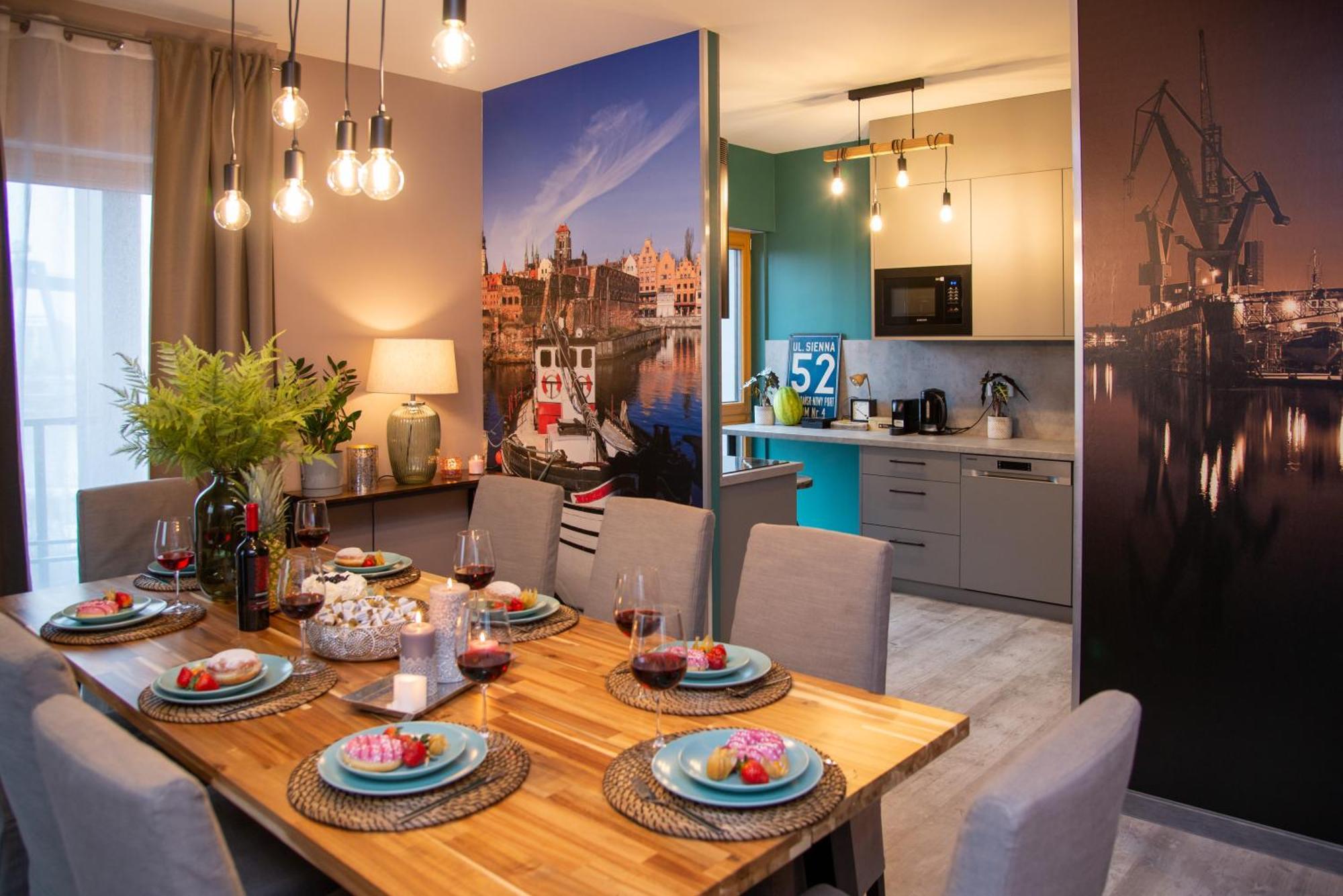 Premium 4 Rooms Apartment Гданськ Екстер'єр фото